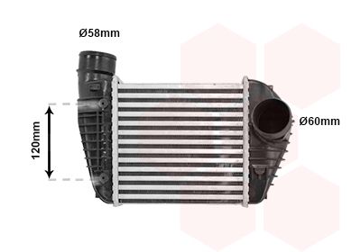 VAN WEZEL Kompressoriõhu radiaator 03004308